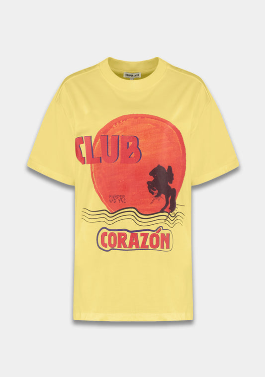 HARPER & YVE CLUB CORAZON-SS | LIGHT YELLOW