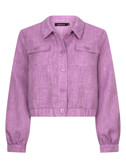 YDENCE JACKET JINTE | PURPLE MELANGE