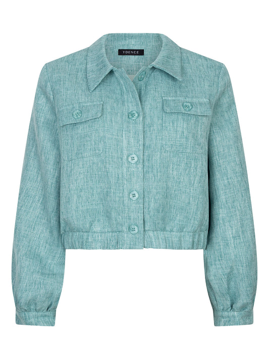 YDENCE JACKET JINTE | TURQUOISE MELANGE