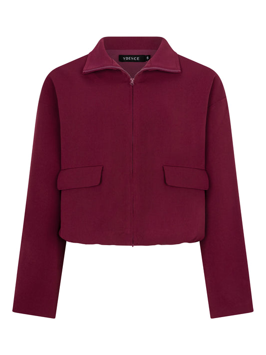 YDENCE JACKET DAVIS | BURGUNDY