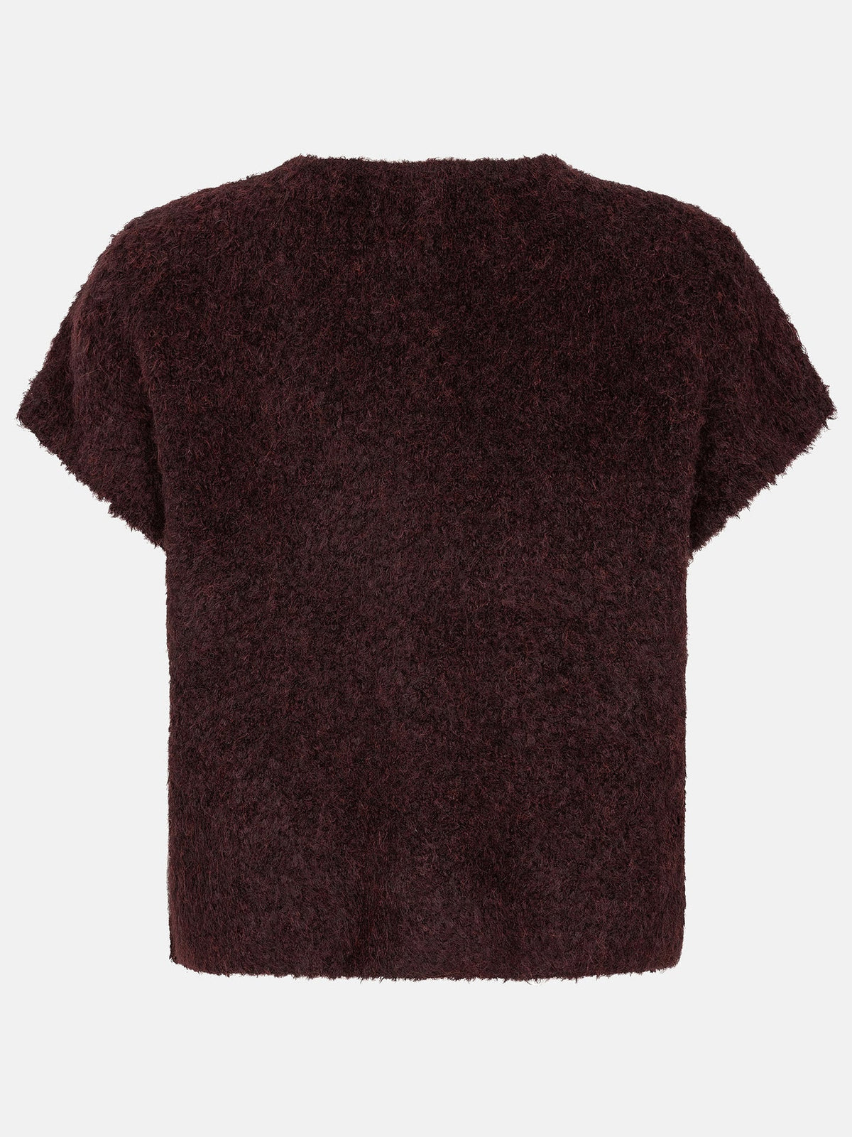 YDENCE KNITTED CARDIGAN ROCHELLE | PLUM