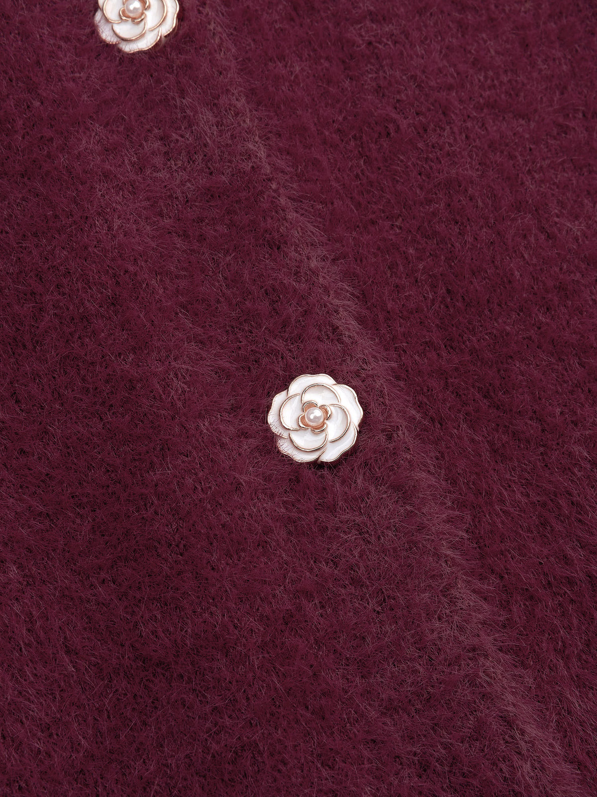 YDENCE KNITTED CARDIGAN MAAIKE | CHERRY