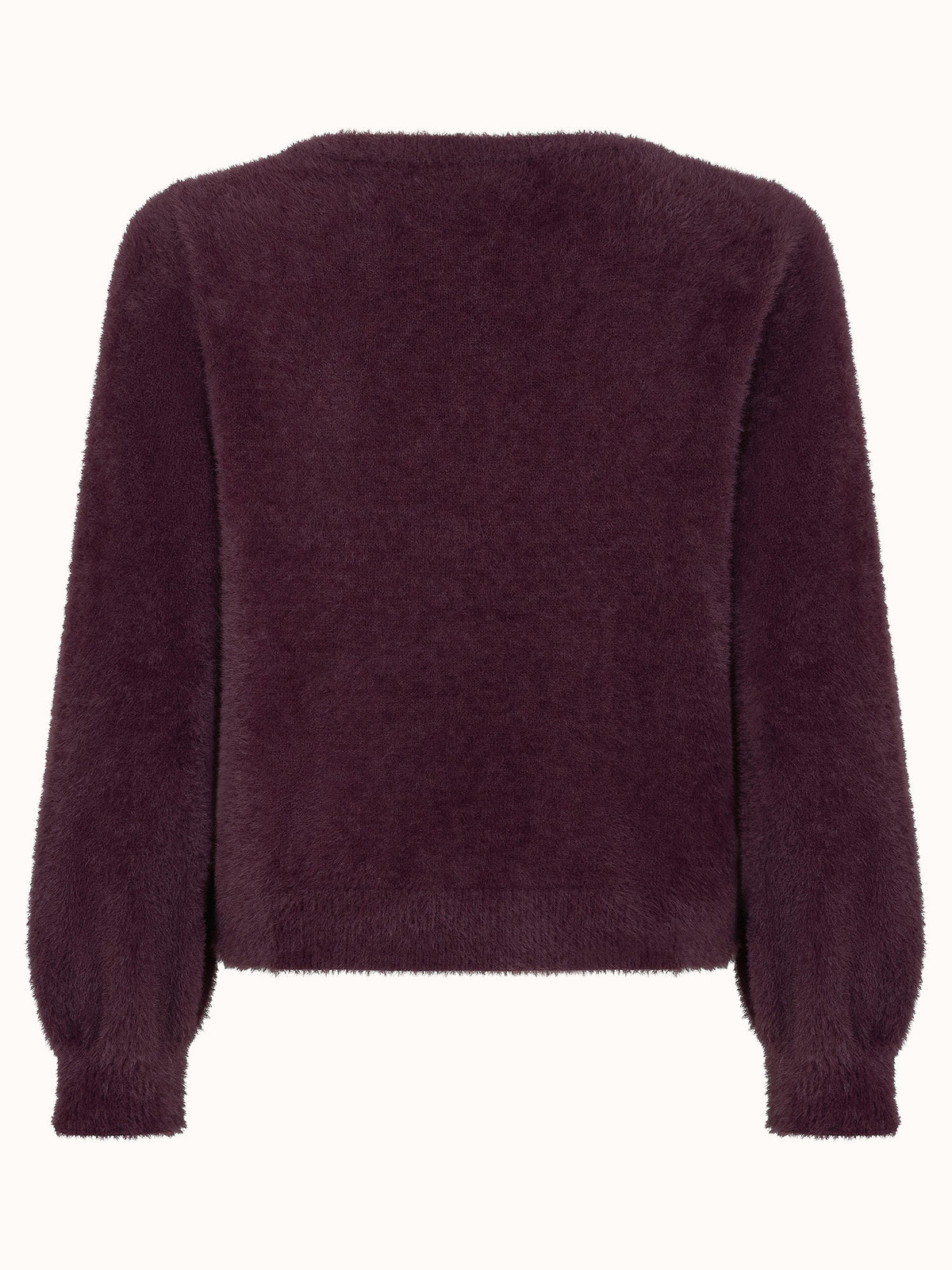 YDENCE KNITTED CARDIGAN MAAIKE | PLUM
