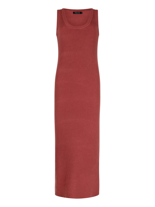 YDENCE KNITTED DRESS ARIEL | STONE RED