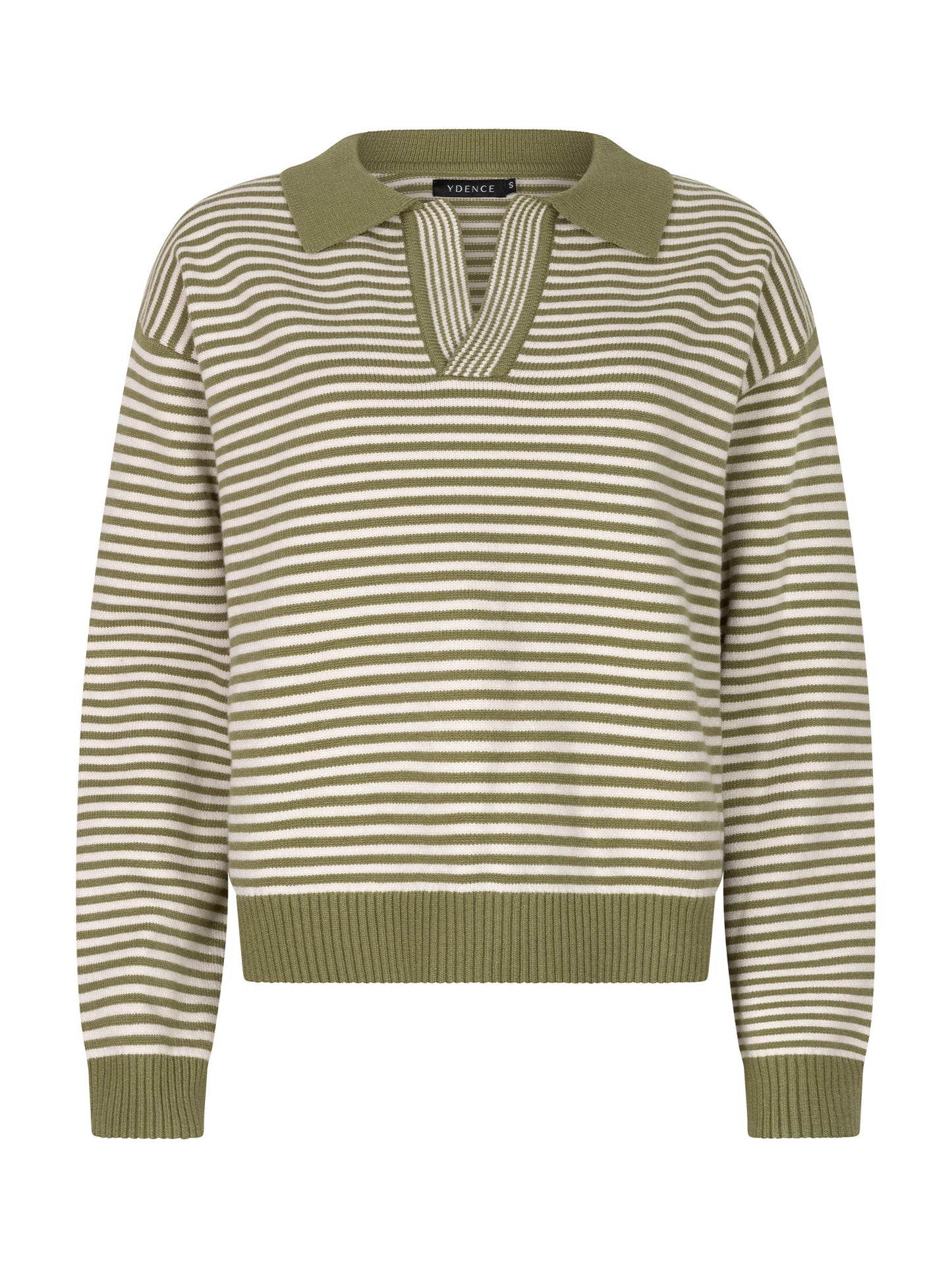 YDENCE KNITTED SWEATER ELEANOR | GREEN