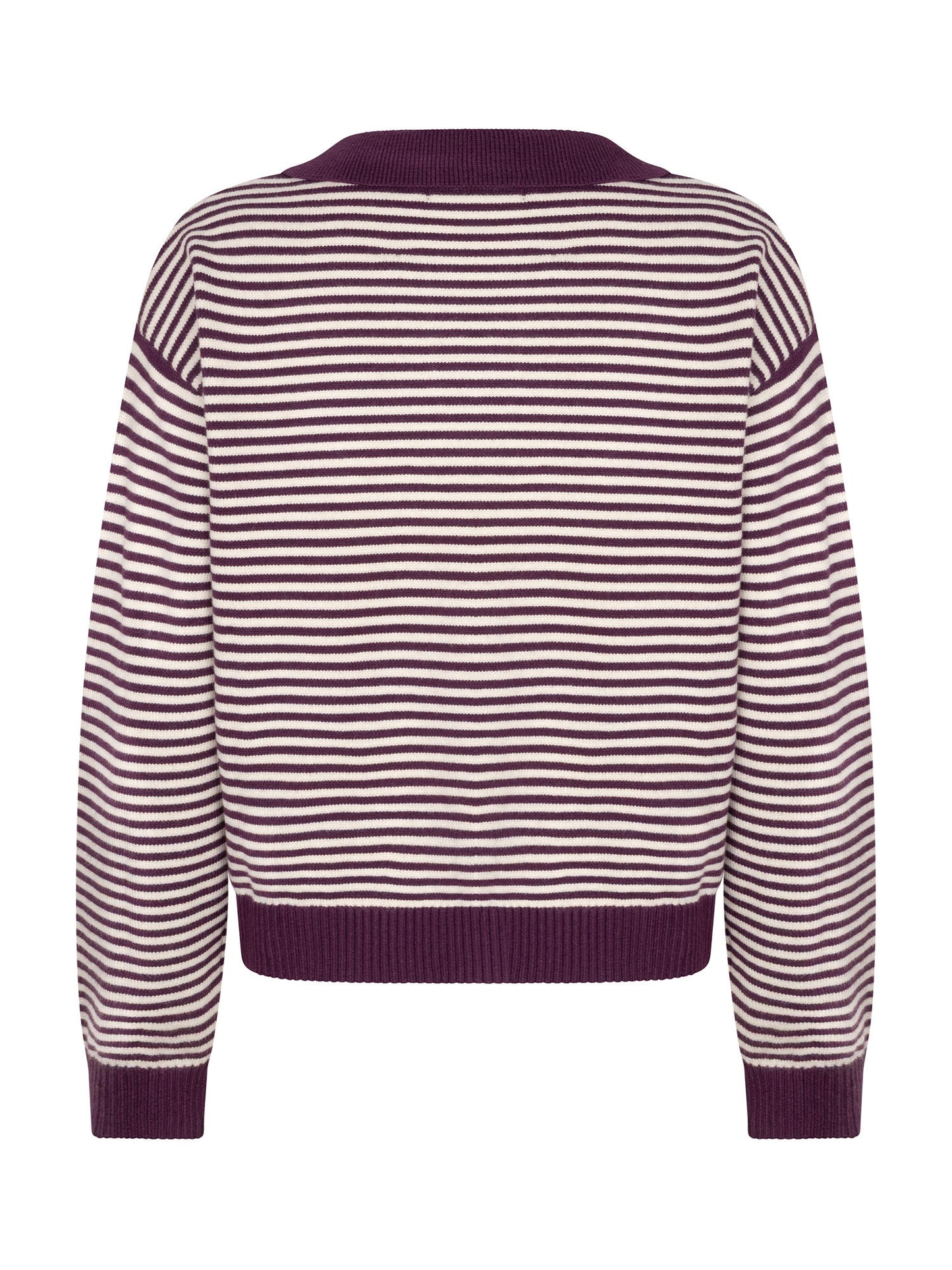 YDENCE KNITTED SWEATER ELEANOR | PLUM