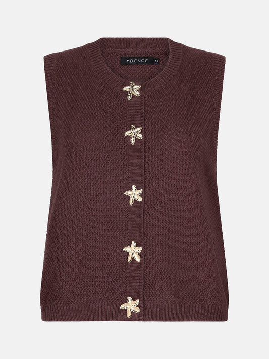 YDENCE KNITTED TOP MONA | BRUIN