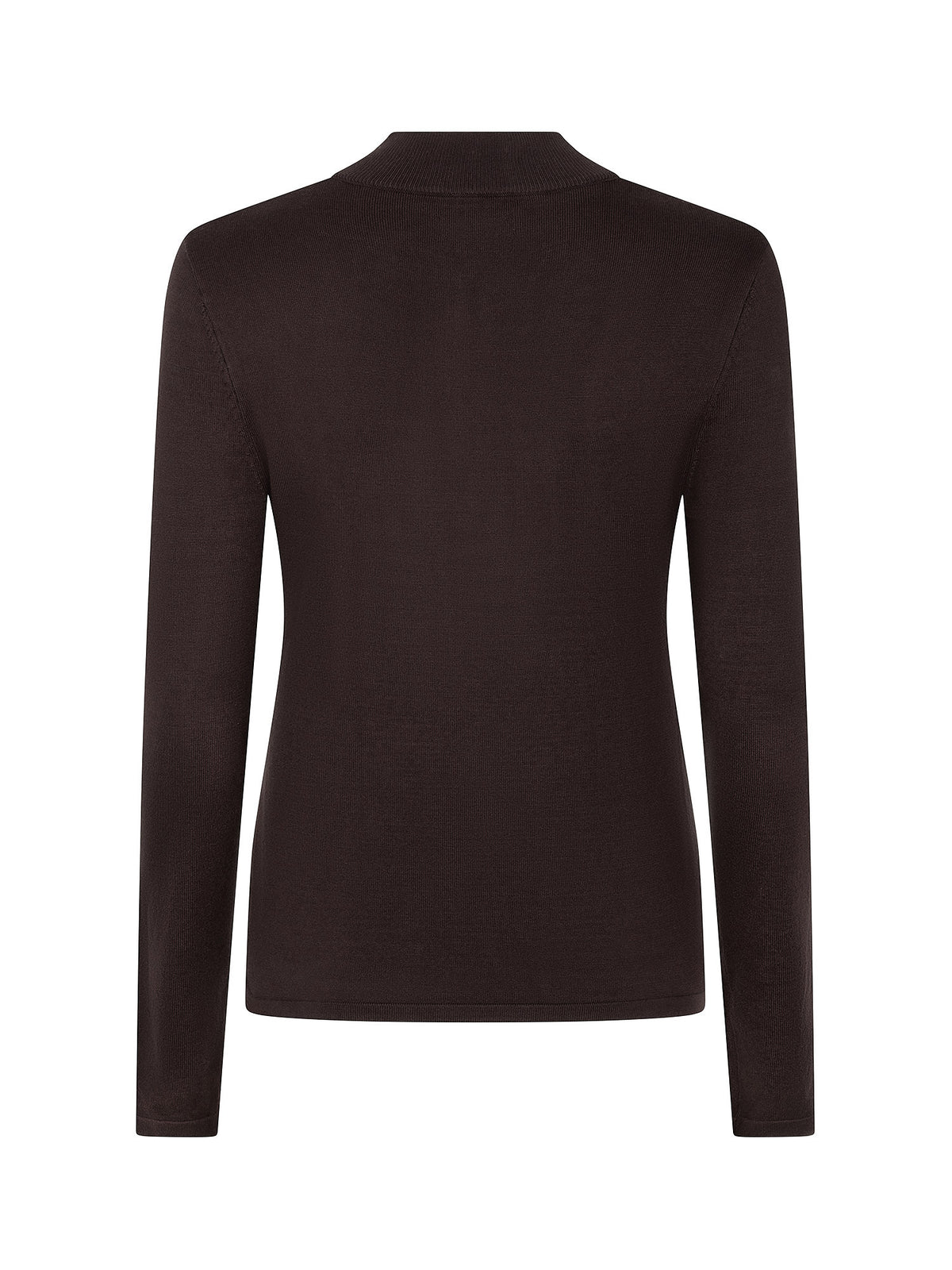 YDENCE KNITTED TOP SJOUKJE | DARK BROWN