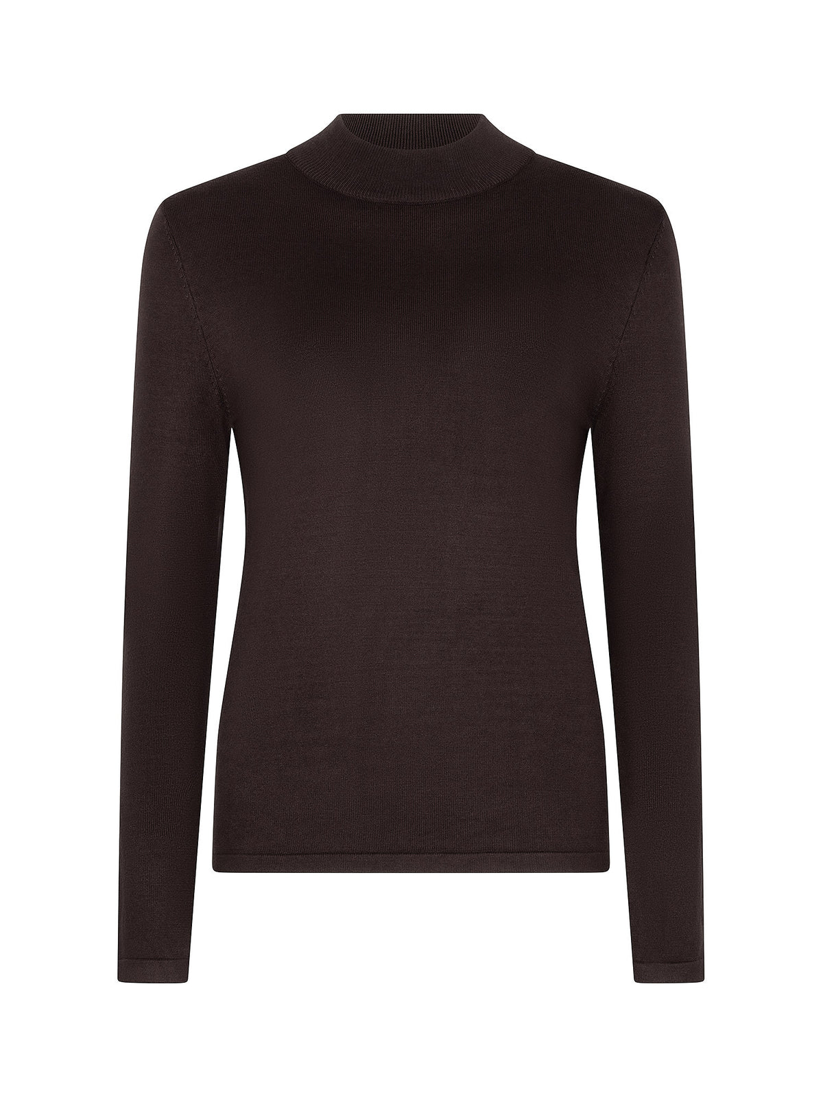 YDENCE KNITTED TOP SJOUKJE | DARK BROWN