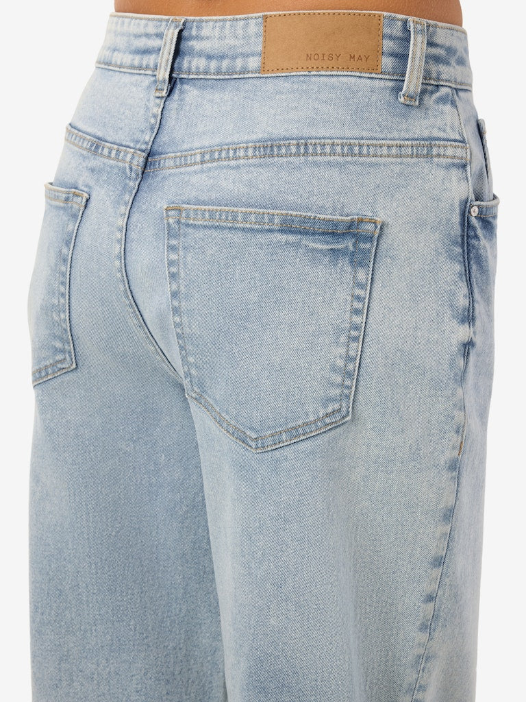 NOISY MAY JOSIE HW BAGGY JEANS | LICHTBLAUW