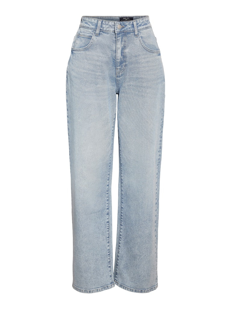 NOISY MAY JOSIE HW BAGGY JEANS | LICHTBLAUW