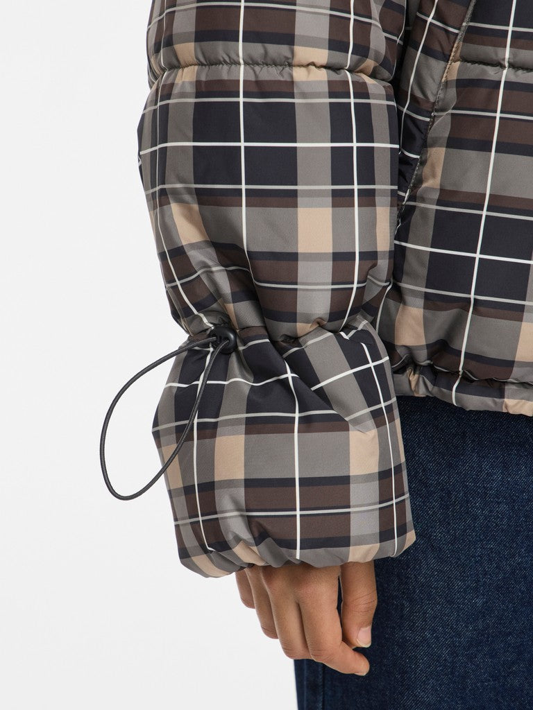NOISY MAY ROSY AOP PUFFER JACKET