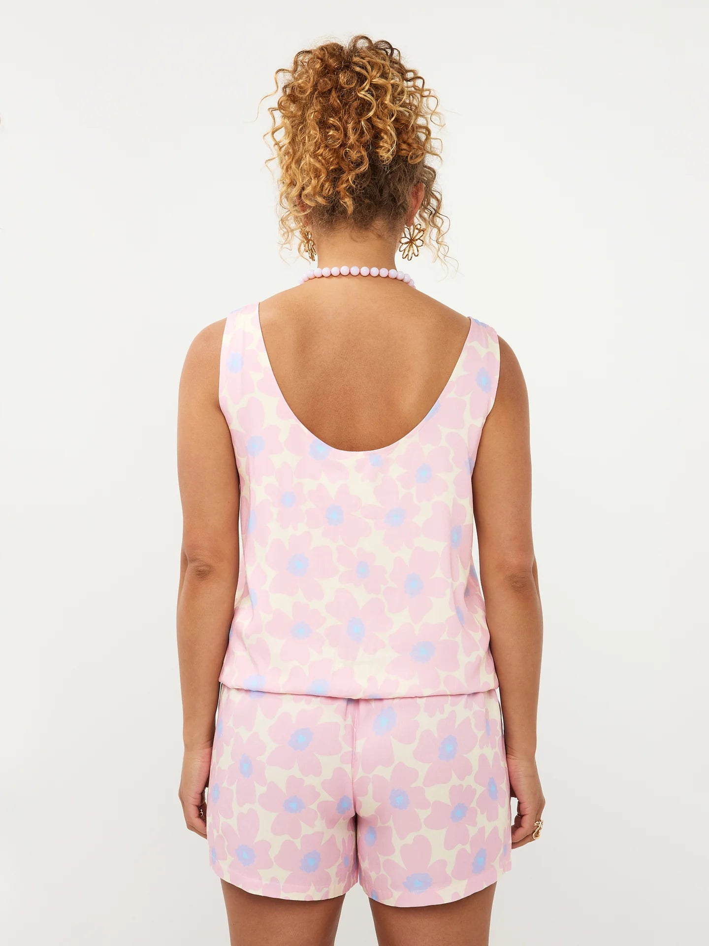 YDENCE TOP LORENA | SOFT PINK FLOWER