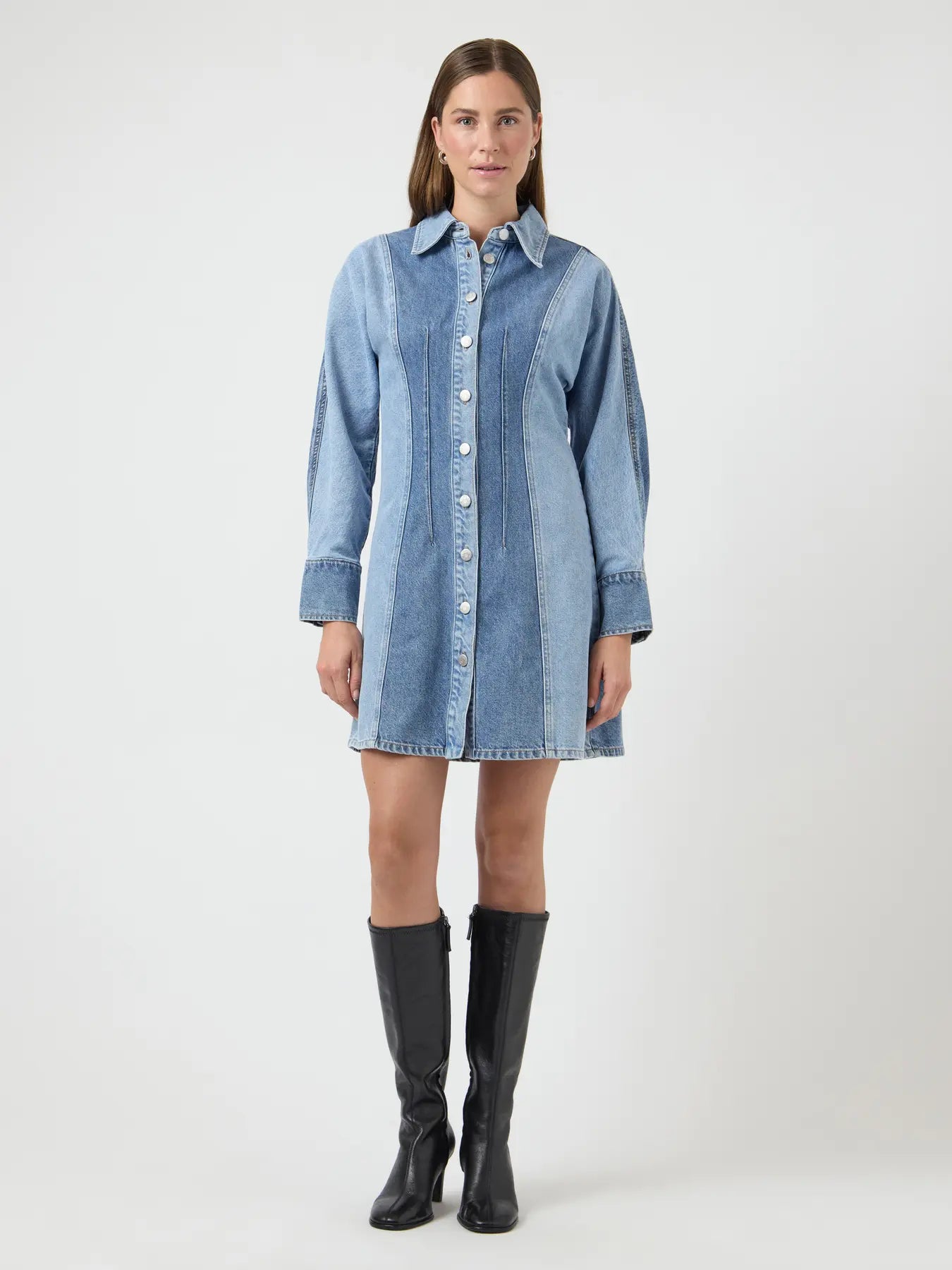 YAS FARO LS DENIM DRESS