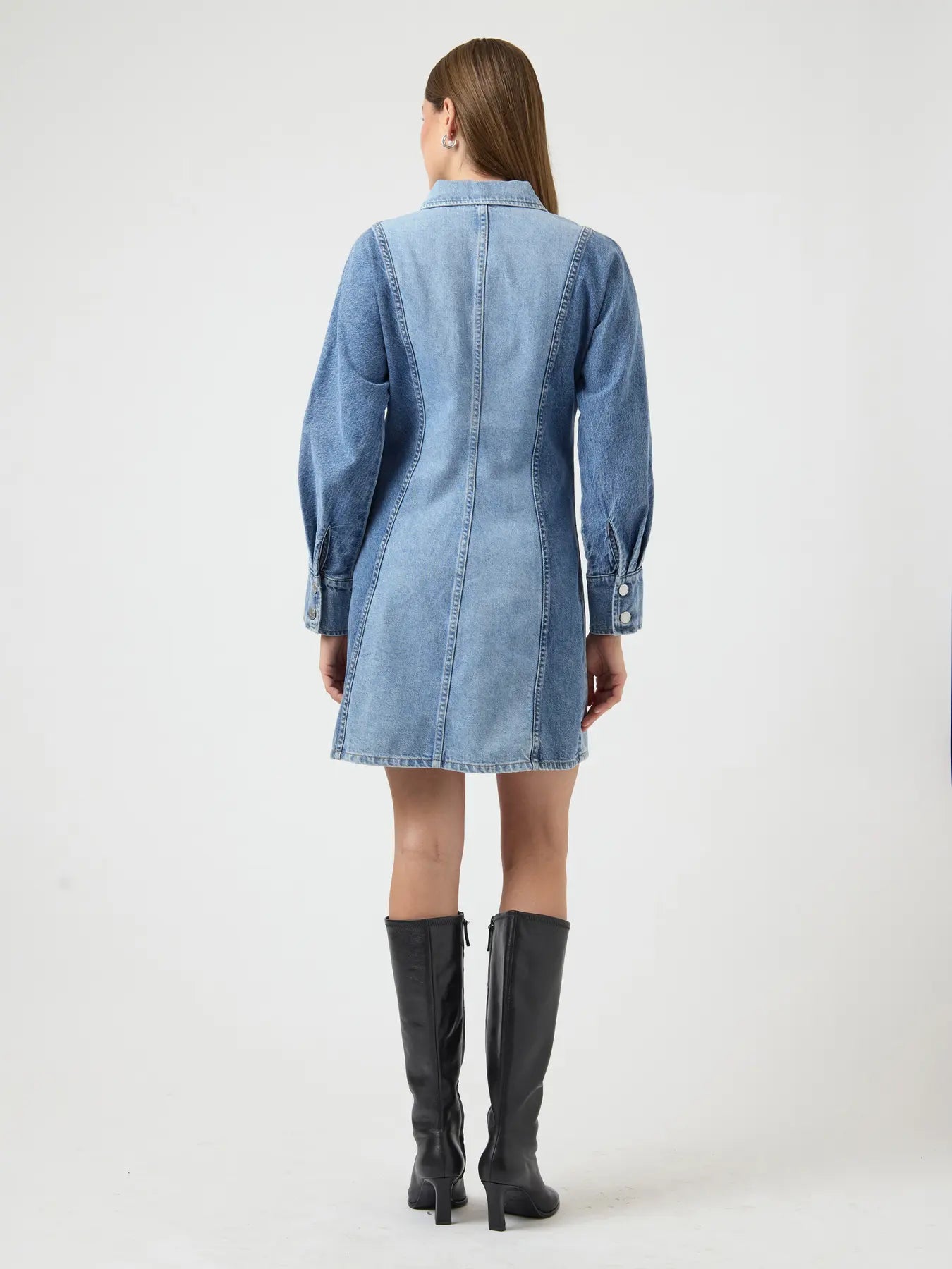 YAS FARO LS DENIM DRESS