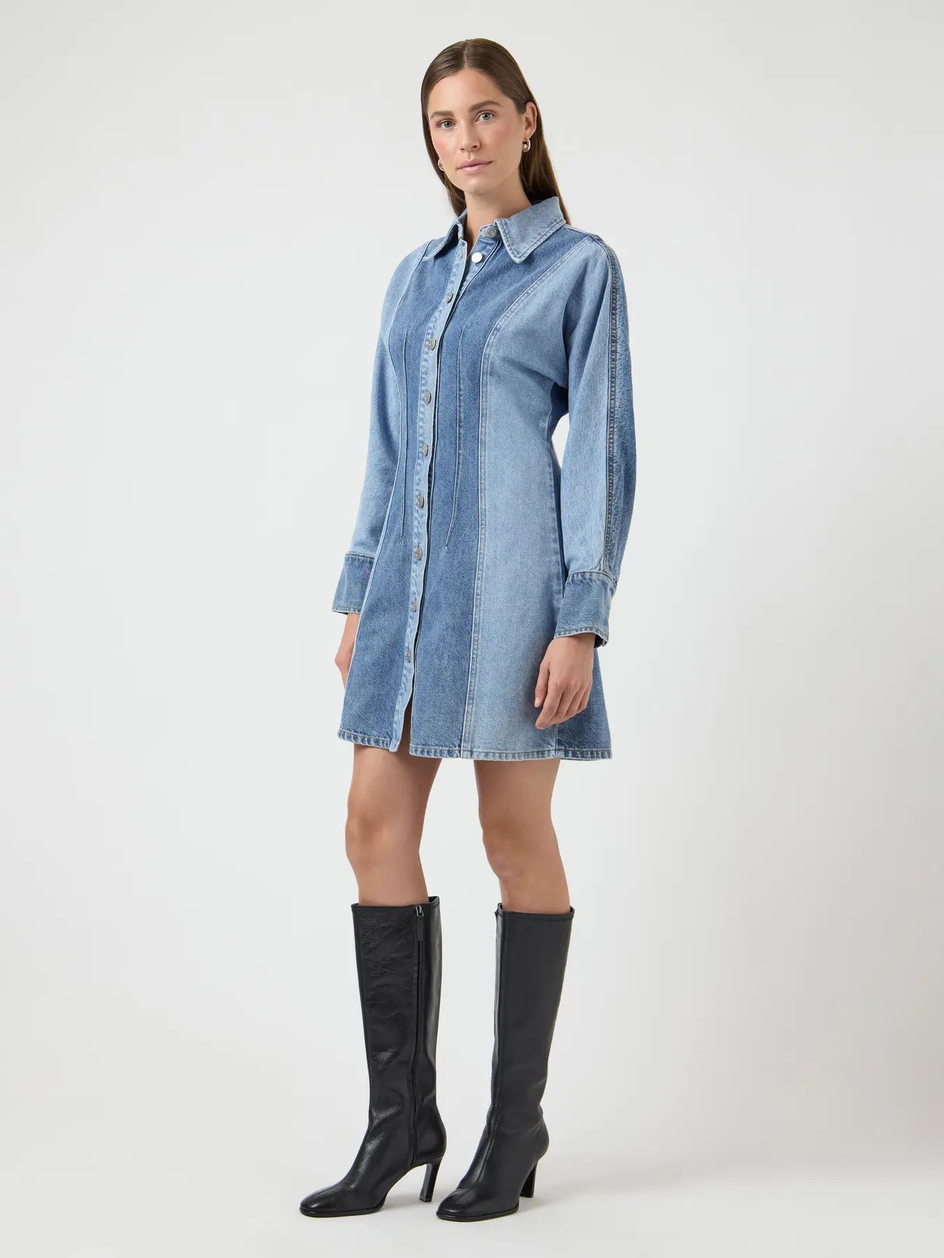 YAS FARO LS DENIM DRESS