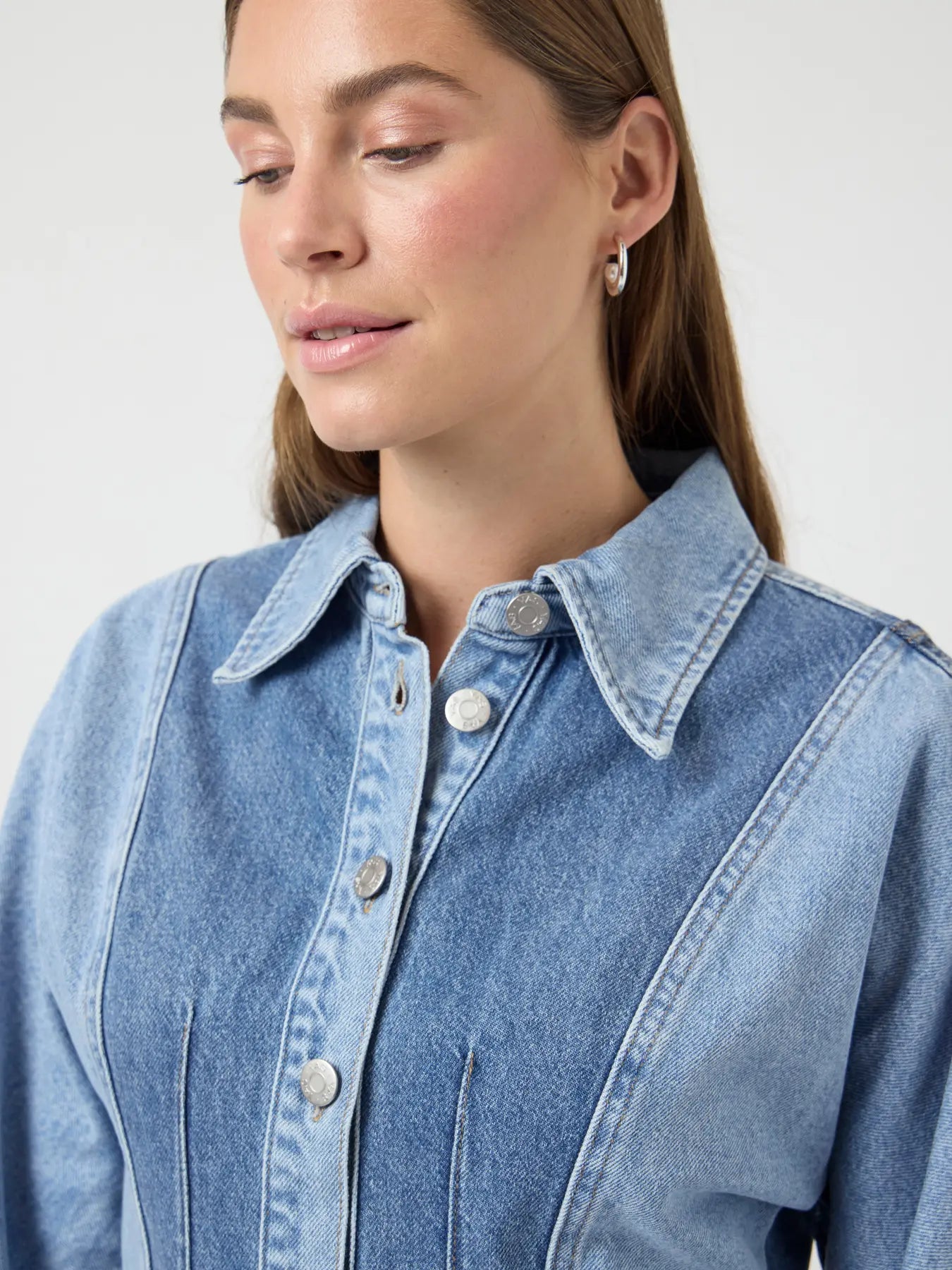 YAS FARO LS DENIM DRESS