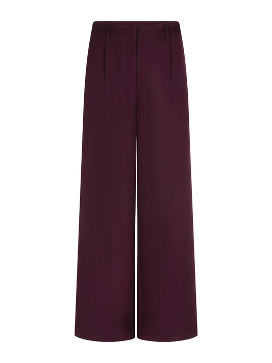 YDENCE PANTS AGATHA TALL | AUBERGINE