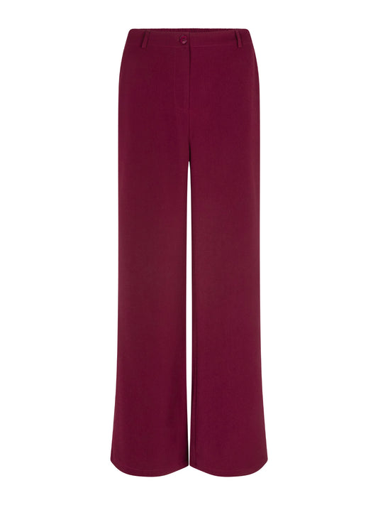 YDENCE PANTS SOLANGE | BURGUNDY