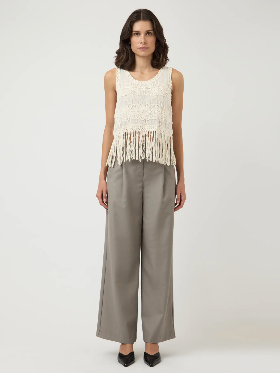 YAS BERA SL CROCHET TOP