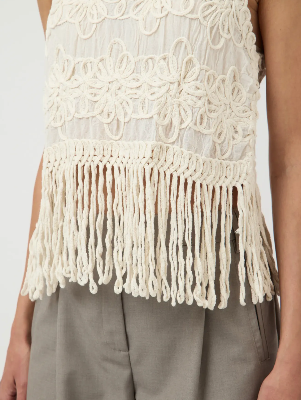 YAS BERA SL CROCHET TOP