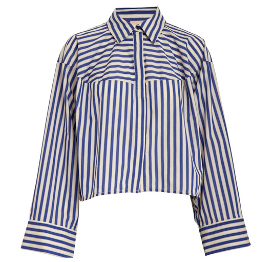 PEPPERCORN SADIE SHIRT | BLAUW