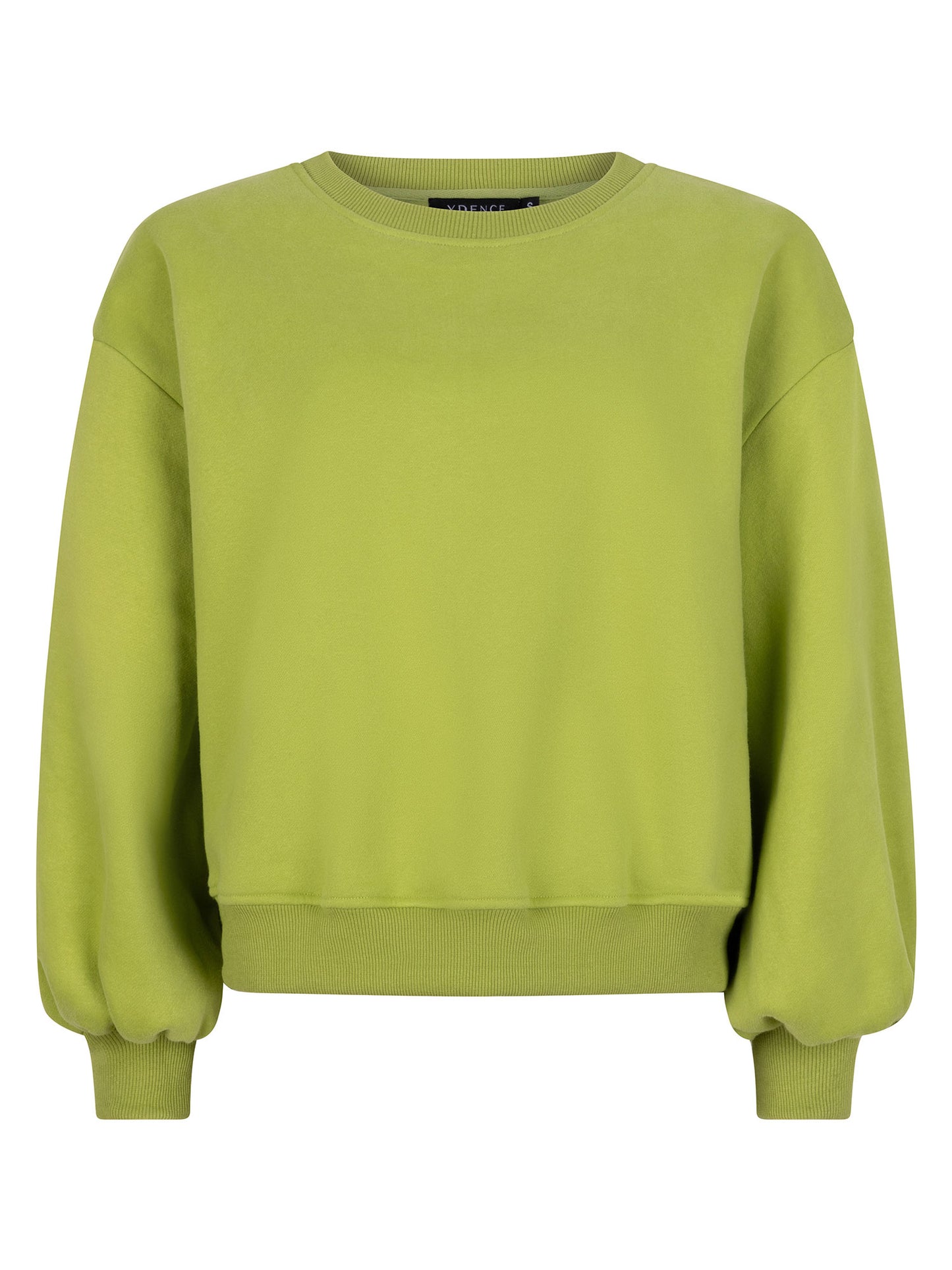 YDENCE SWEATER FLORAL | APPLE GREEN