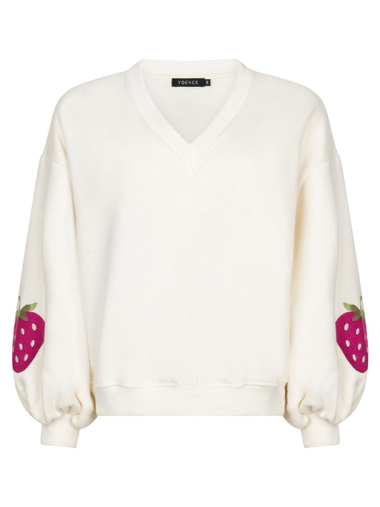 YDENCE SWEATER STRAWBERRY