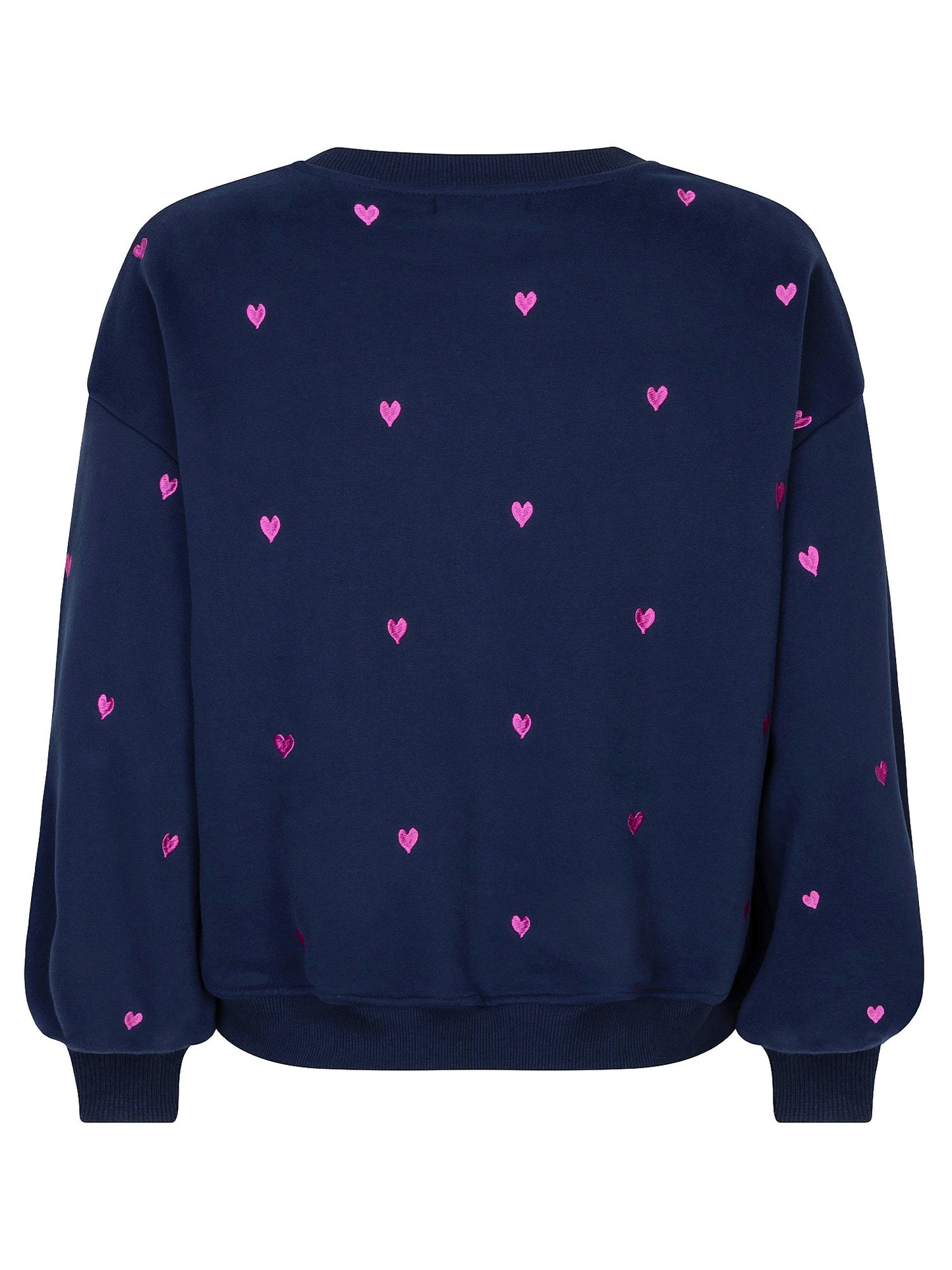 YDENCE SWEATER HEARTS | NAVY
