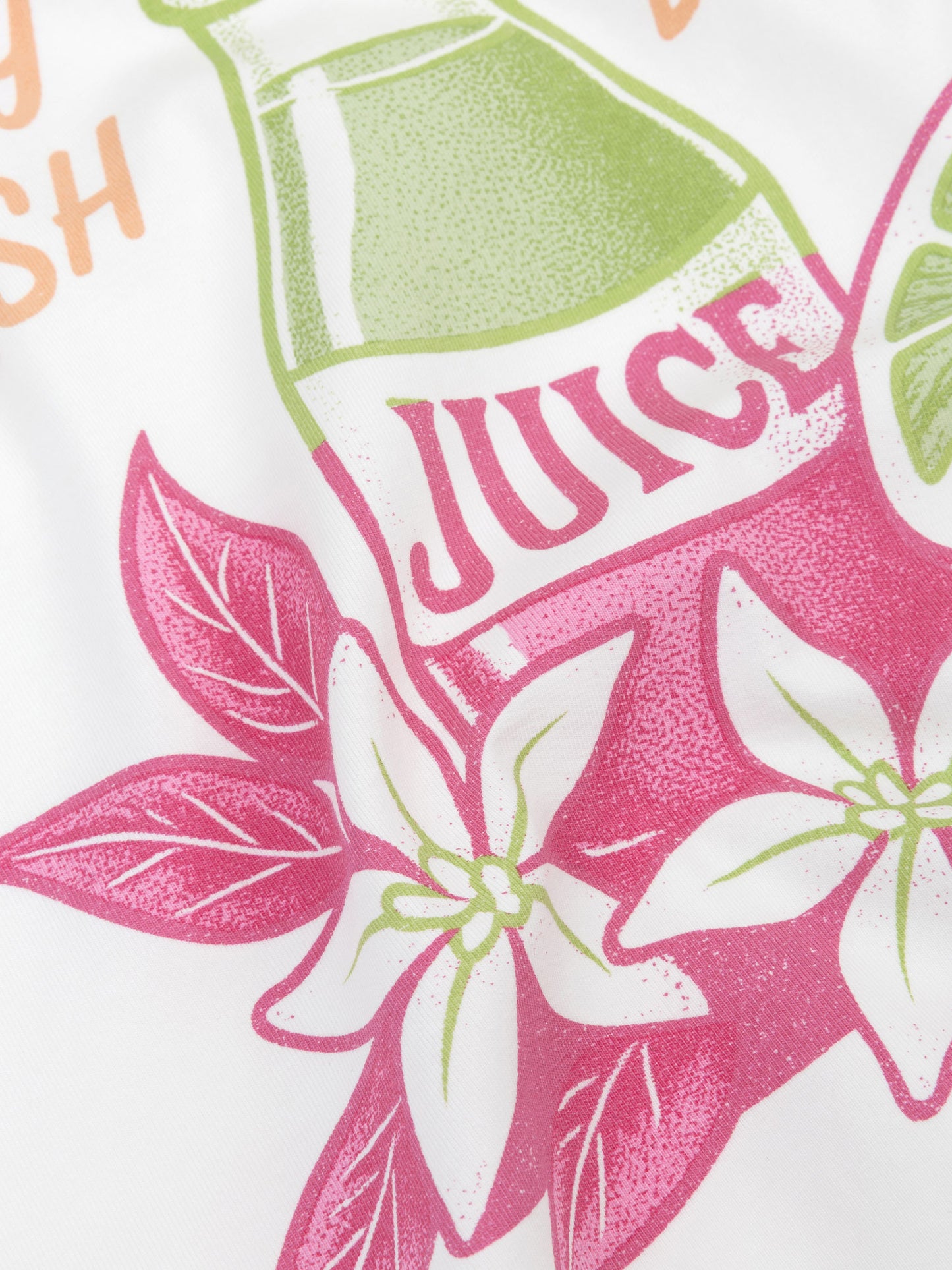 YDENCE T-SHIRT JUICY BOTTLE | BERRY PINK