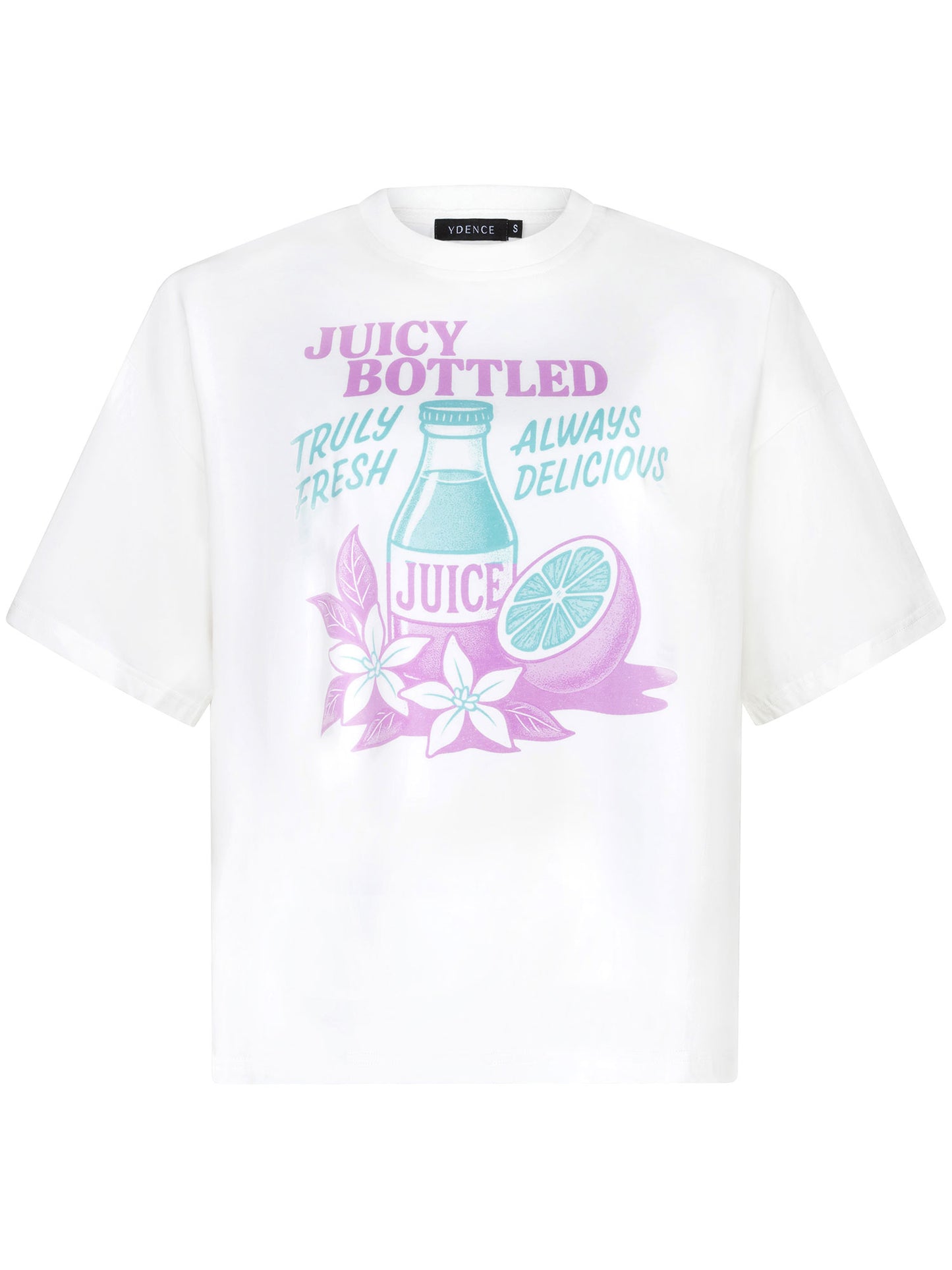 YDENCE T-SHIRT JUICY BOTTLE | VIOLET