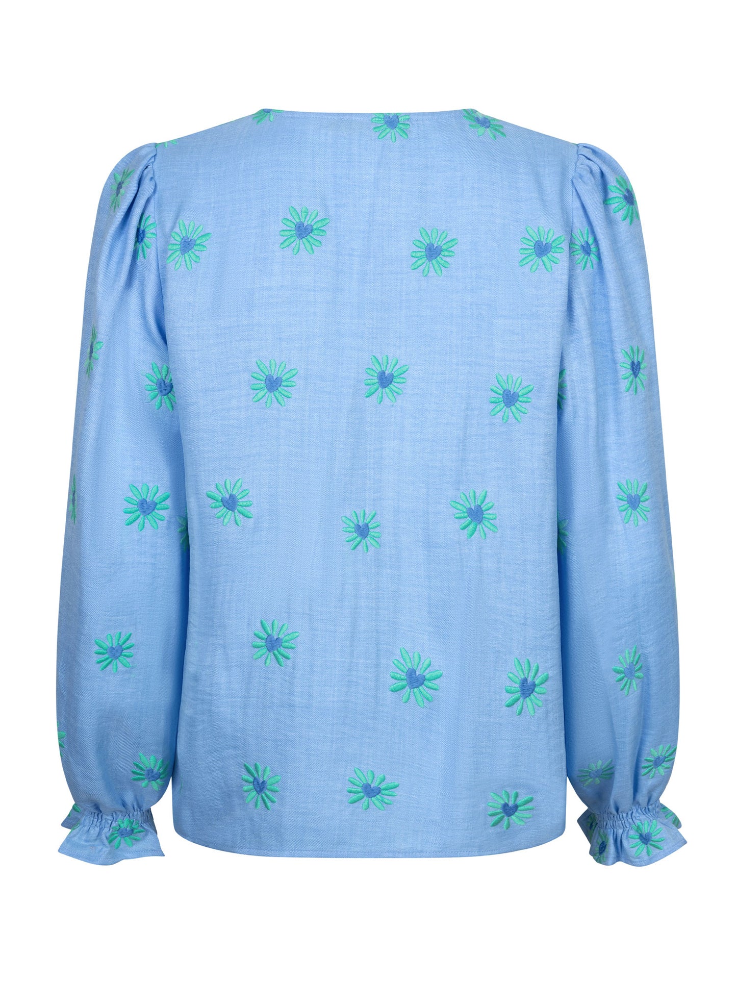 YDENCE TOP PHILOU | BLAUW