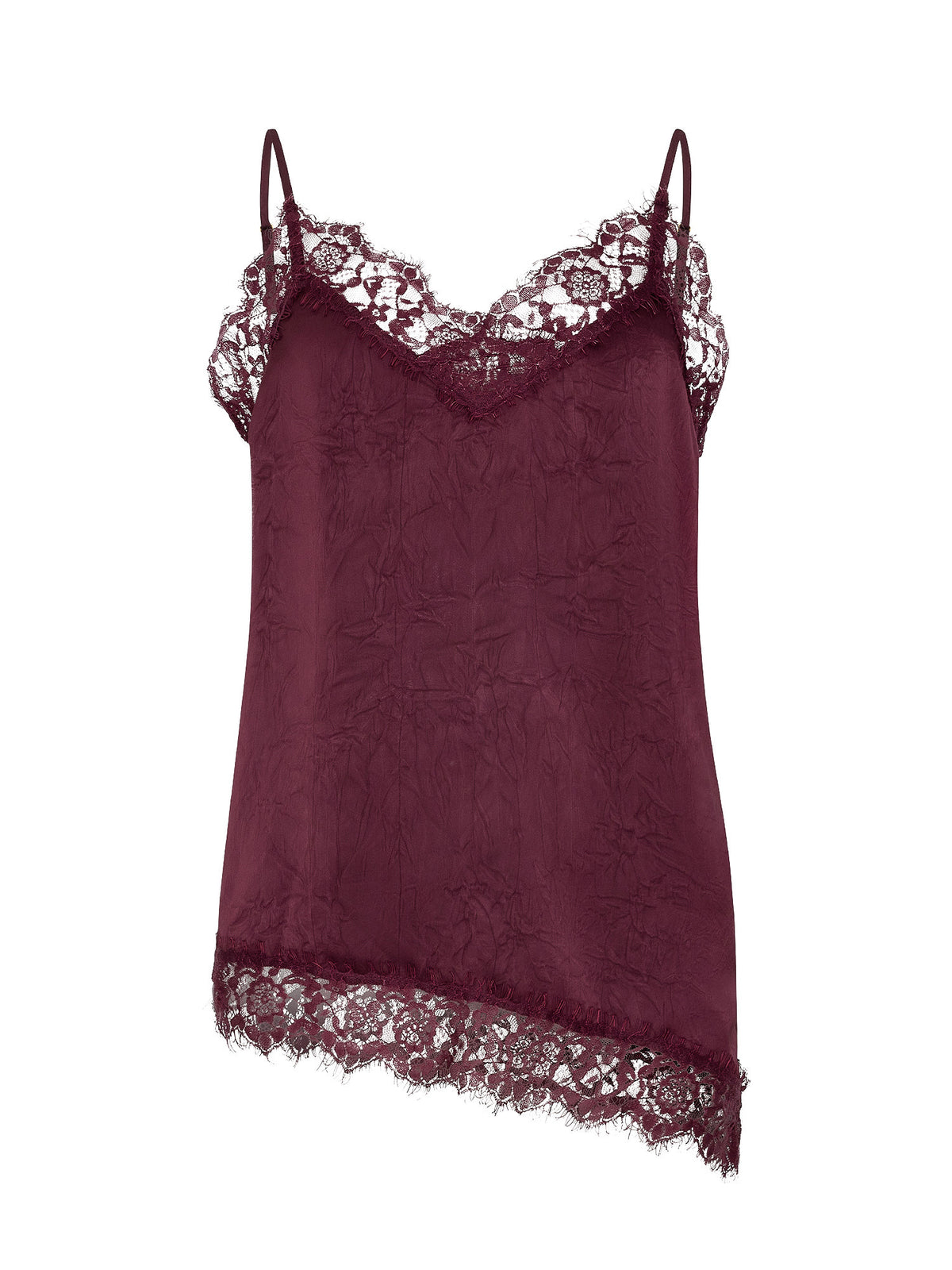 YDENCE TOP CAMILLE | BURGUNDY