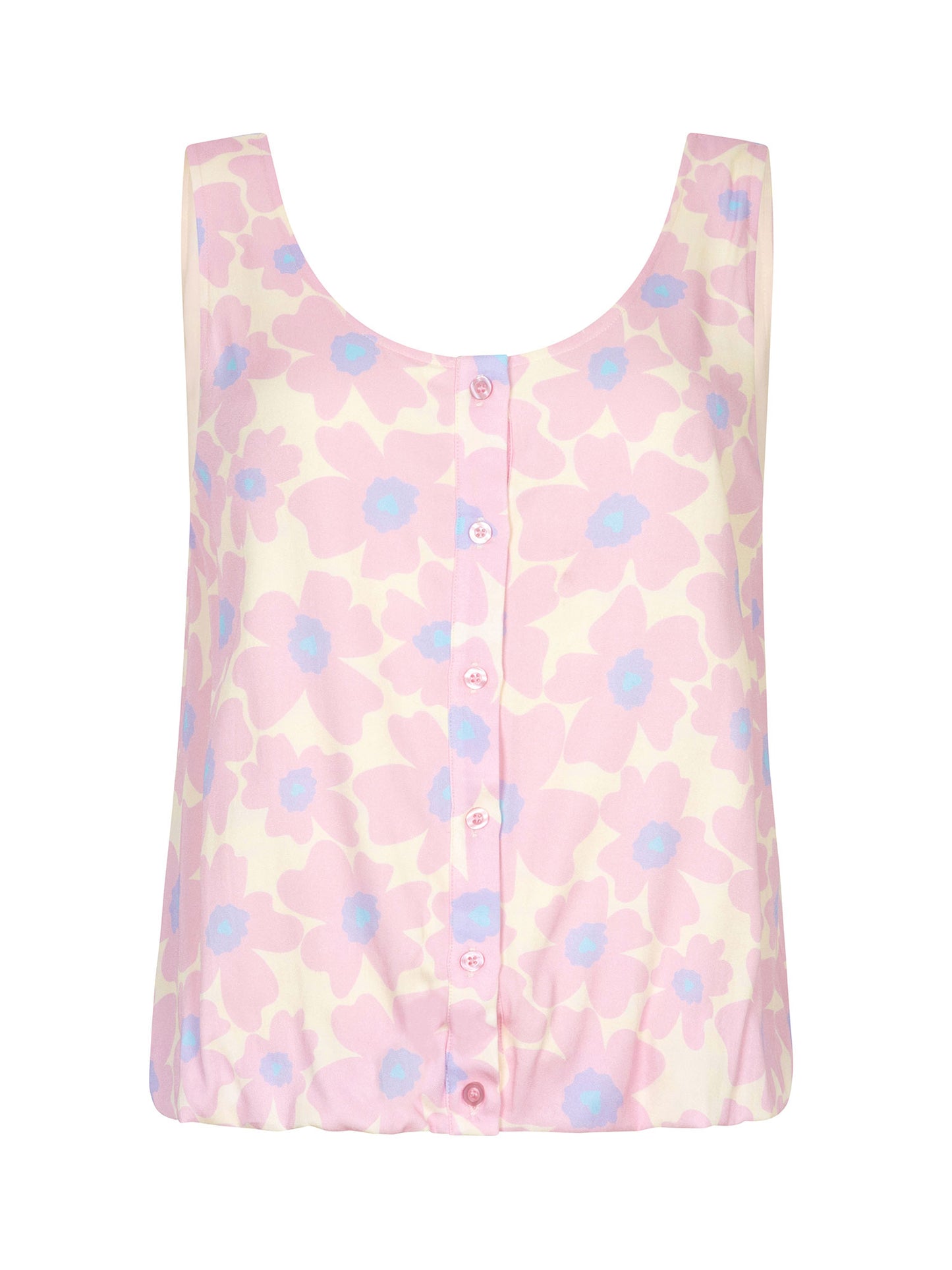 YDENCE TOP LORENA | SOFT PINK FLOWER