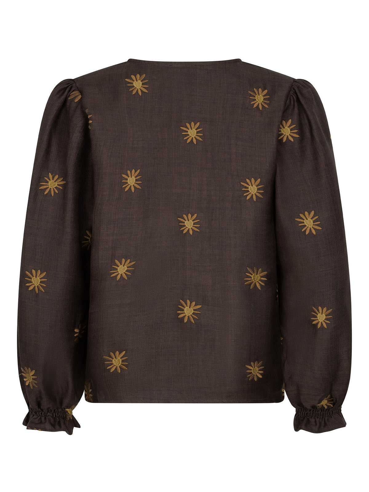 YDENCE TOP PHILOU | DARK BROWN