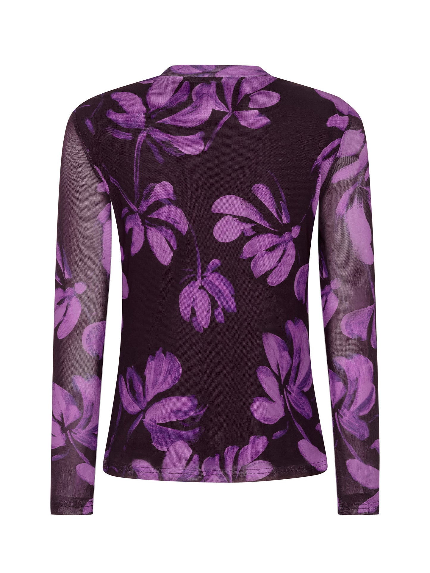 YDENCE TOP WILLEMIJN | PLUM FLOWER