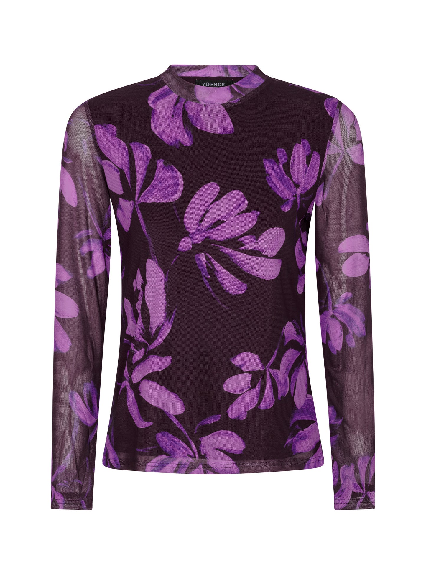 YDENCE TOP WILLEMIJN | PLUM FLOWER