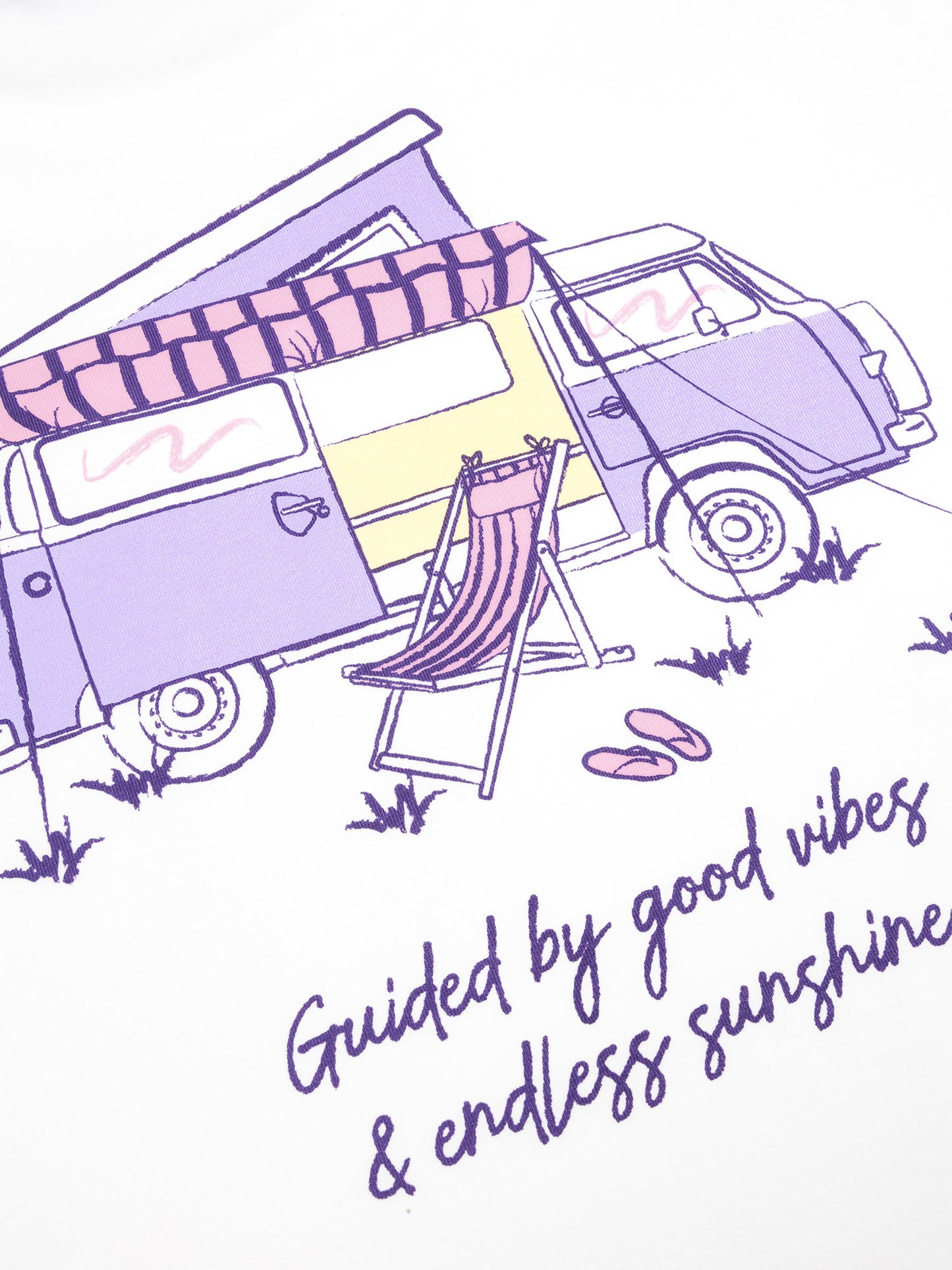 YDENCE T-SHIRT CAMPER | LILAC