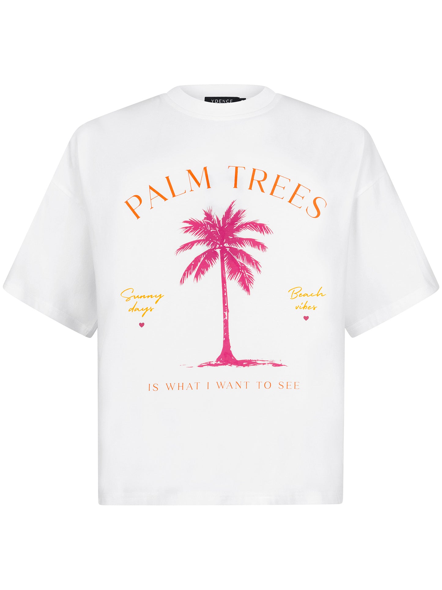 YDENCE T-SHIRT PALM TREES