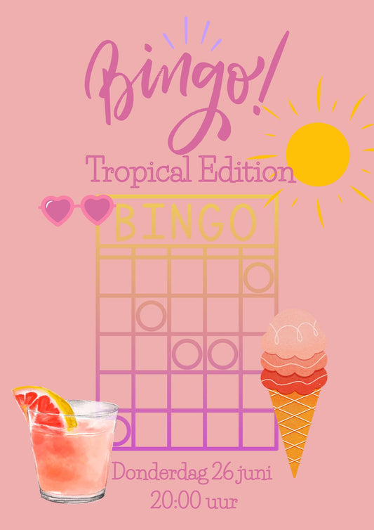 LIVE BINGO TICKET - 26 juni 2025