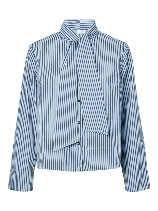 YAS TWIMI LS BOW SHIRT