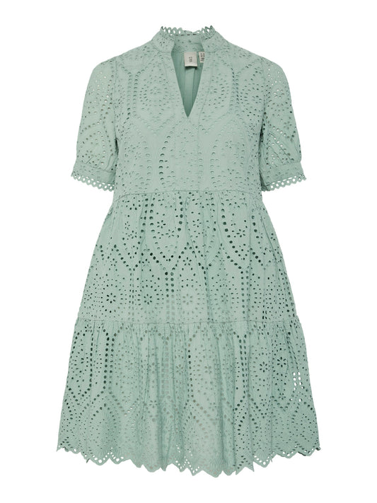 YAS HOLI SS DRESS | ICEBERG GREEN