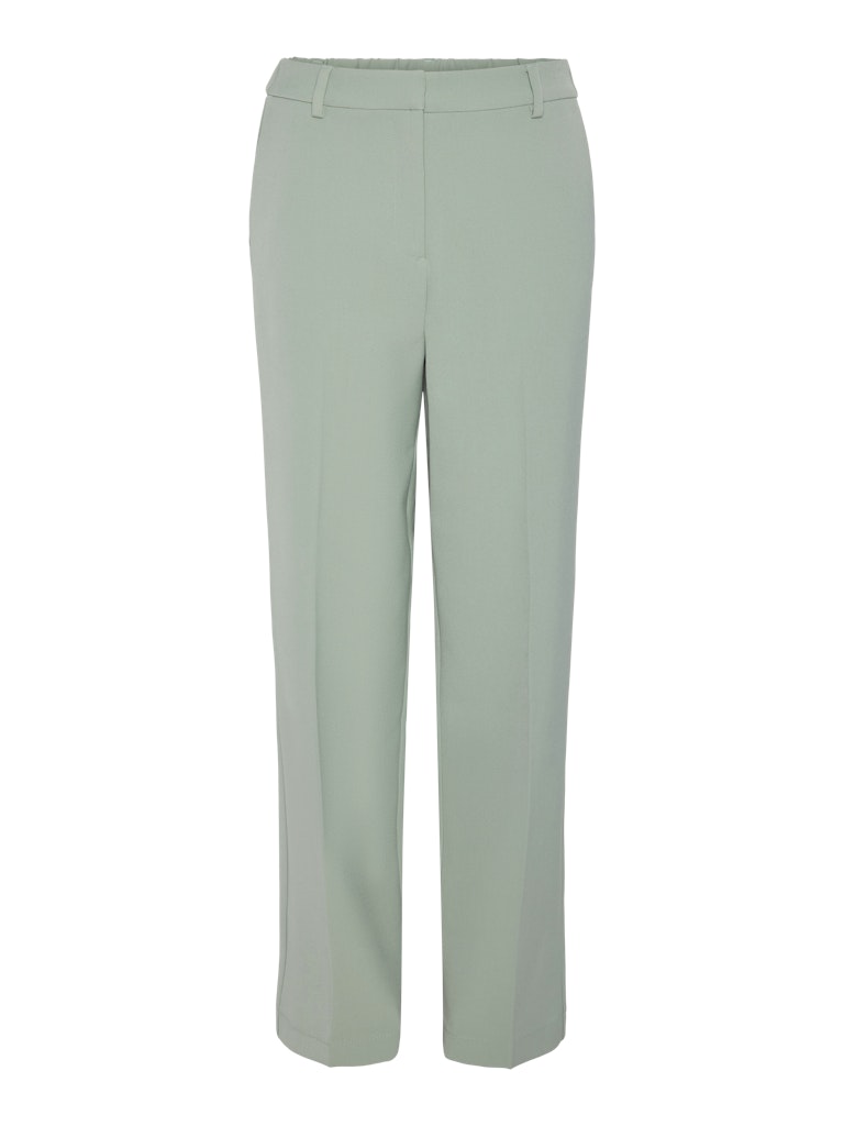 YAS LIKKA HW WIDE PANTS | MINTGROEN