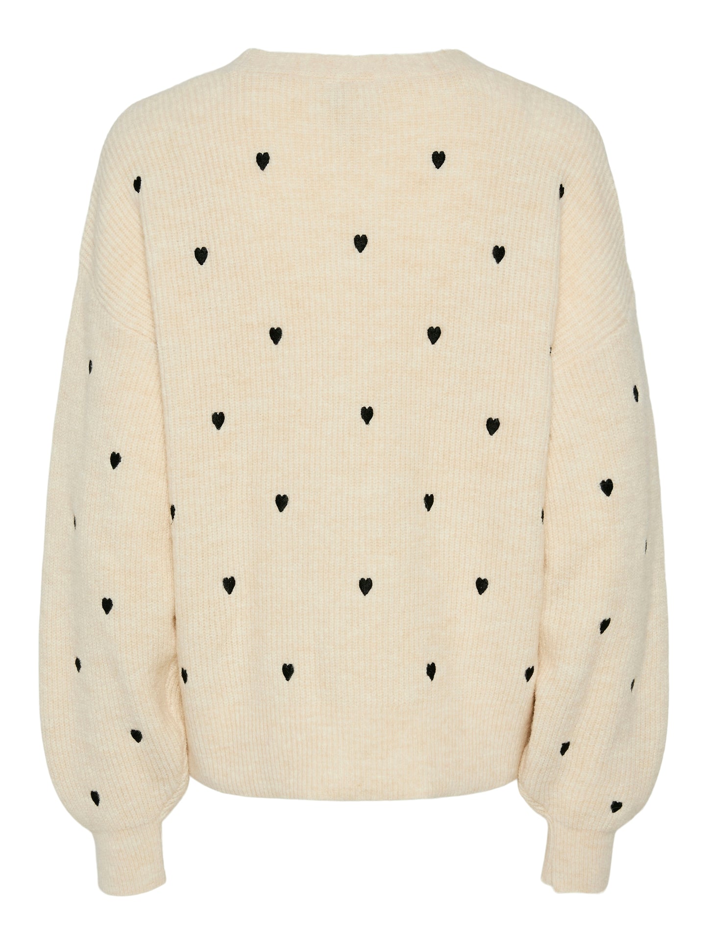 YAS BOW LS EMBROIDED KNIT CARDIGAN