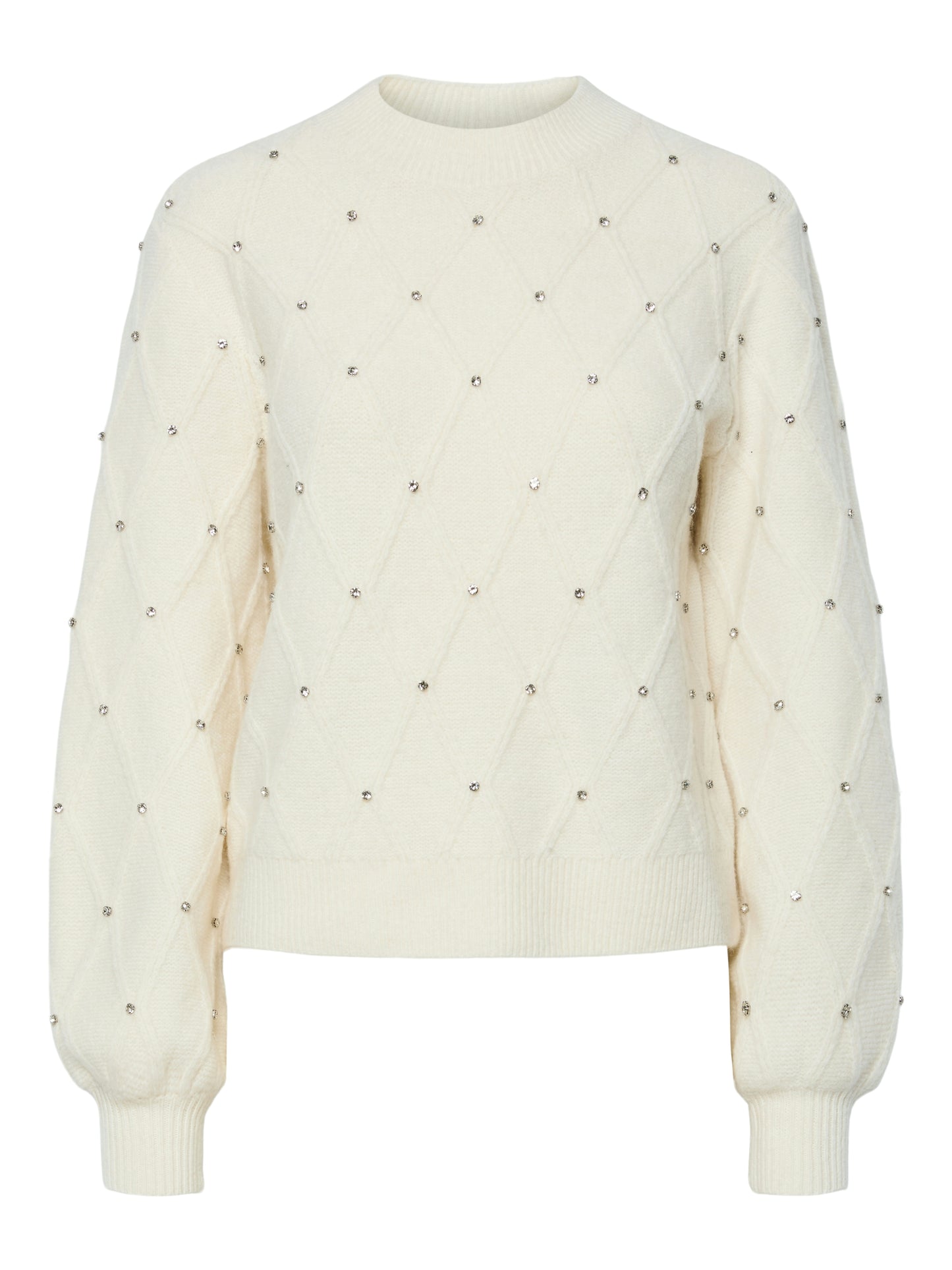 YAS EMBIS LS KNIT PULLOVER