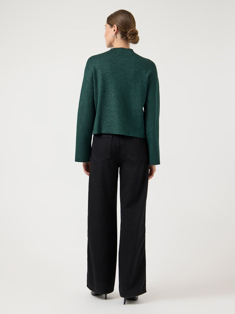 YAS CASTOR LS KNIT PULLOVER | GROEN