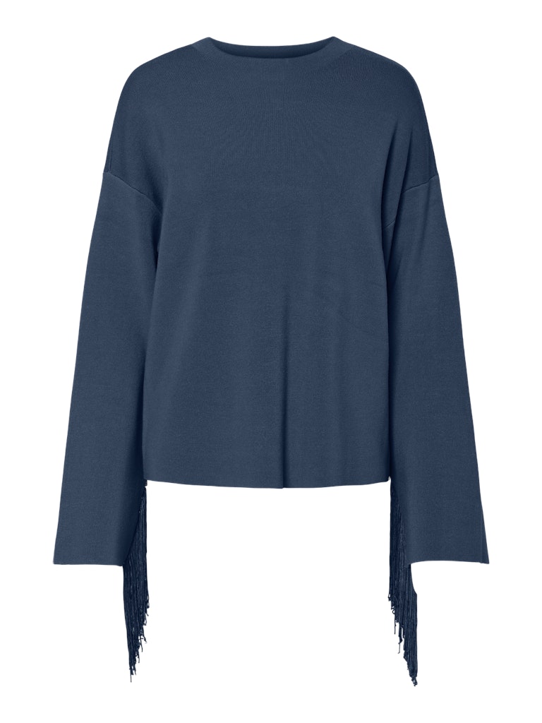 YAS FRINGA LS O-NECK KNIT PULLOVER