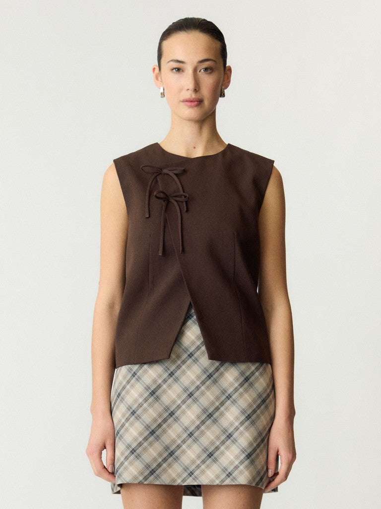 YAS TORIL SL WAISTCOAT TOP