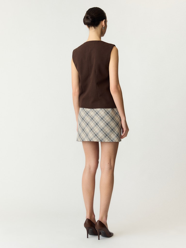 YAS TORIL SL WAISTCOAT TOP
