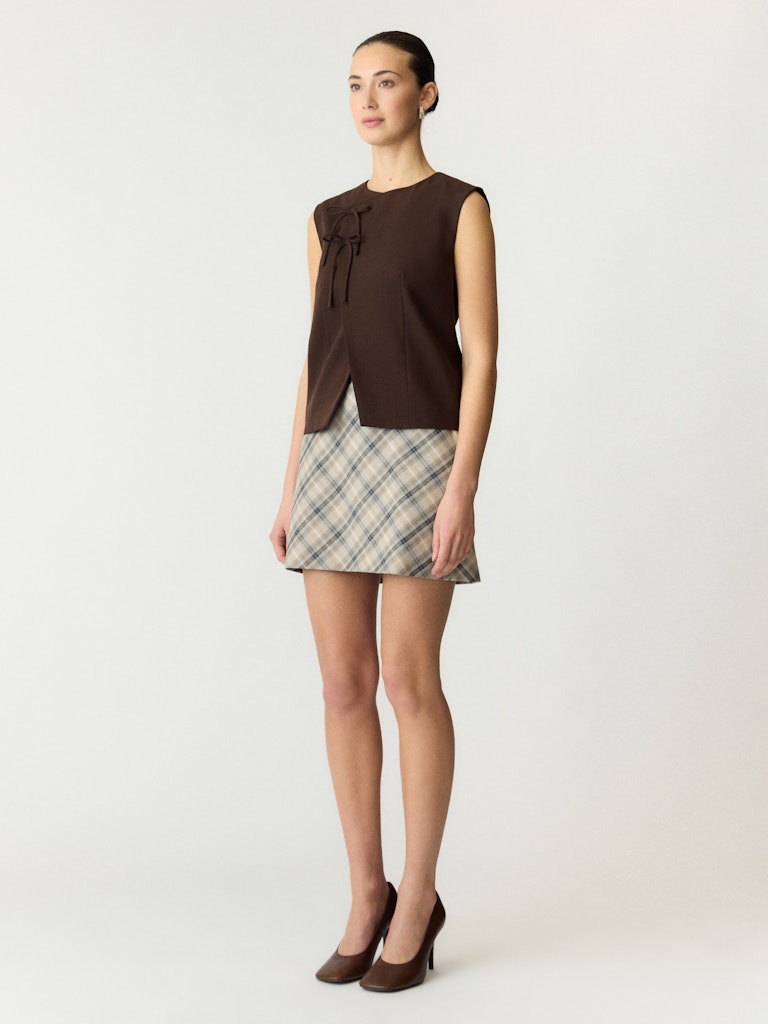 YAS TORIL SL WAISTCOAT TOP